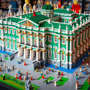 Lego Hermitage Museum Replica | Colorful LEGO Blocks