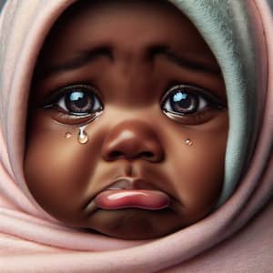 Sad Baby | Emotional Infant Photography