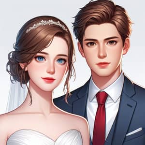 Realistic Wedding Image of Caitlin Snow & Barry Allen