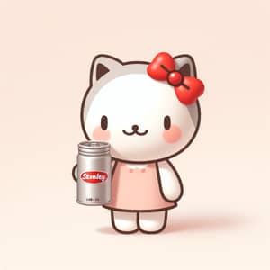 Adorable Hello Kitty with Stanley Mug