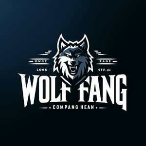 Wolf Fang Logo Design - Bold and Captivating Fonts