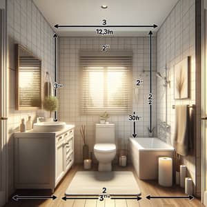 Bathroom Dimensions: 3x2 - Optimal Layout for Your Home