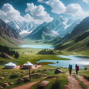 Explore Kyrgyzstan: Serene Lake & Majestic Mountains | Kyrgyz Tourism