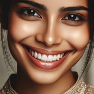 Radiant Indian Woman Smiling with Perfect Teeth | Joyful Expression