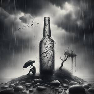 Symbolic Depiction of Alcoholism's Impact | In-depth Insights
