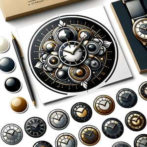 Innovative Watch Sticker for Packaging | Timeless Appeal Design