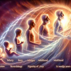 Man's Life Journey with a Glowing Soul – Spiritual Growth Story