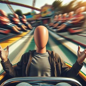 Thrilling Amusement Park Ride Experience