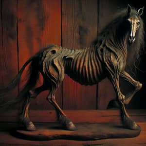 Eerie Horse-Like Creature | Spooky Horse Image
