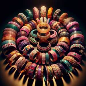 Colorful Glass Bangles Collection | Exquisite Array of Handcrafted Bangles