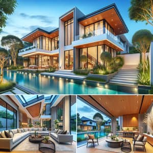 Luxurious Mansion in Lush Surroundings | Modern Real Estate Collection