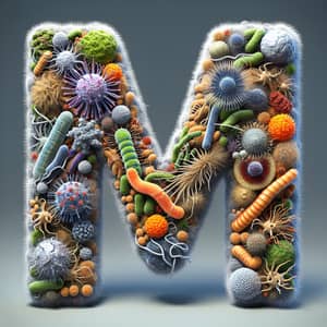 Unique Microorganisms Forming Letter M