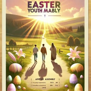 Easter Youth Assembly Poster: The Road to Emmaus Inspiration
