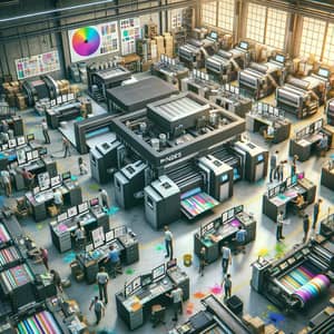 Modern Digital Print Shop with Diverse Workforce | Prints in Progress
