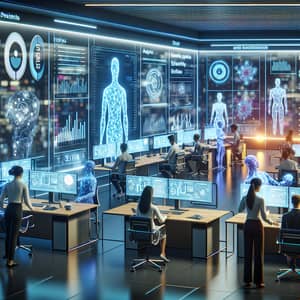 Futuristic Staffing: High-Tech Office Integration with AI Systems