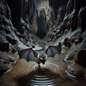 Blind Bat Navigating Mysterious Cave | Echolocation Exploration