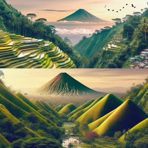 Philippines' Three Famous Landmarks: Rice Terraces, Chocolate Hills, Mayon Volcano