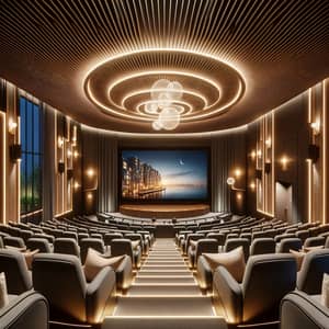 Luxurious Cinema Theater in a Hotel Concept | Contemporary Design