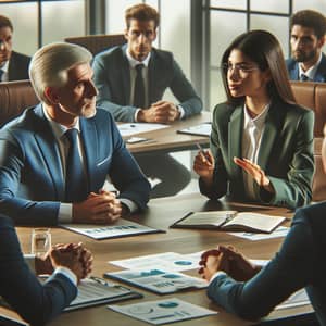 Corporate Boardroom Negotiation Scene | Business Discussion