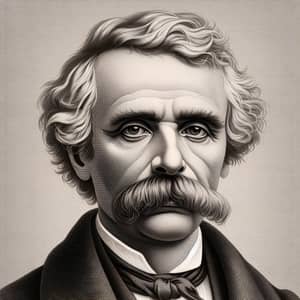 Philosopher with Prominent Mustache | Influential Figure in Western Philosophy