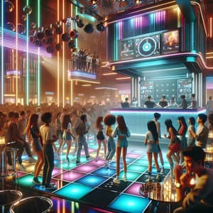 Inclusive Teen Nightclub with Vibrant Modern Ambiance