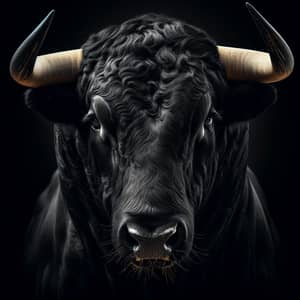 Black Bull's Head | Powerful Image