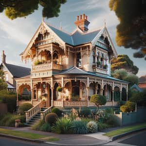 Beautiful Victorian Style House on Tranquil Residential Street
