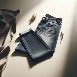 Stylish Denim Jeans Arrangement | Quality Material Showcase