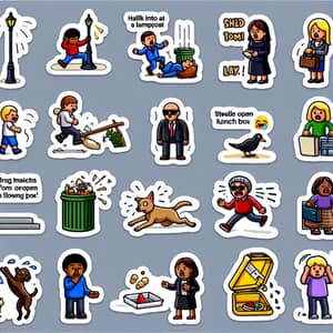 Funny Blunders Stickers: Humorous & Light-hearted Sticker Collection