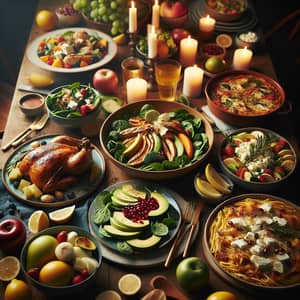 Elegant Prepared Meals | Roasted Chicken, Lasagna, Paella & Fruit Platter