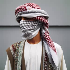 16-Year-Old Yemeni Boy in Traditional Yemeni Clothing