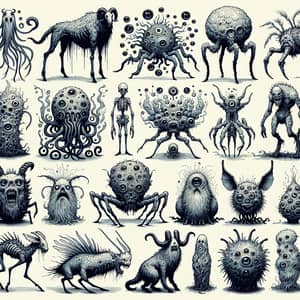 Surreal Monsters: Dreamlike & Bizarre Creatures