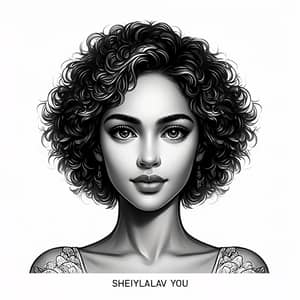 Slightly Curly Hair Woman | Expressive & Beautiful Machine Learning Avatar