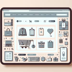 Clean & Minimalistic E-Commerce Background Design