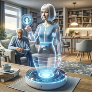 Elderly Care Virtual Assistant Technology | Interactive Hologram