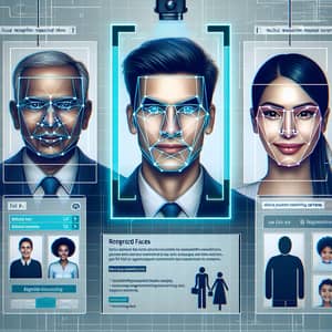 Facial Recognition Technology System | Information & Metadata Display