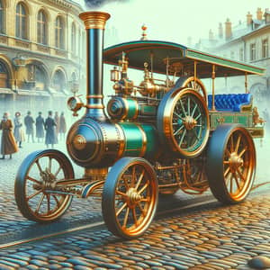 Vintage Steam Car - Classic Era Automobile Image