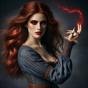Triss Merigold: Female Vampire Sorceress Spellcaster