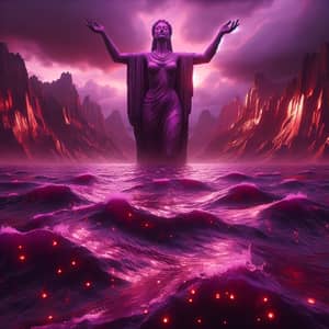 Copper Mountains Reflections & Amethyst Waters | Statue of Ecstasy