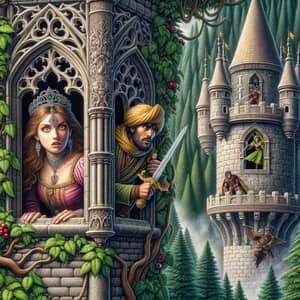 Medieval Princess Captured: Prince's Rescue Mission