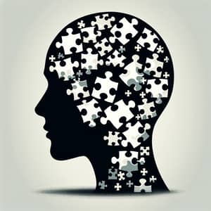 Silhouette Head Puzzle Pieces | Intricate Mind Puzzles