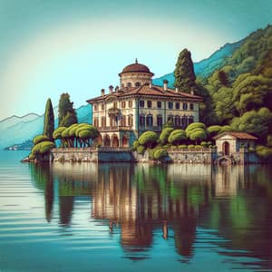 Lake Maggiore Serenity: Villa Rusconi Clerici by the Calm Waters