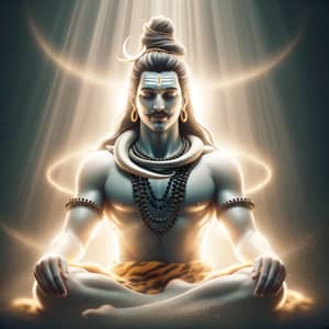 Lord Shiva Realistic Meditation Blessing