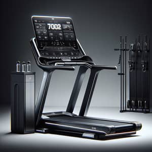 Expertly Designed Treadmill | Modern Black & Silver | Touch Controls