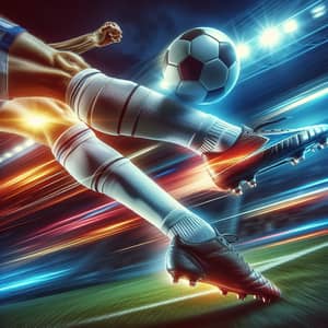 Dynamic Soccer Player Movements in High-Speed Photography