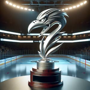Predators Hockey Trophy - Silver Modern Design | Trophy for Sports Competition