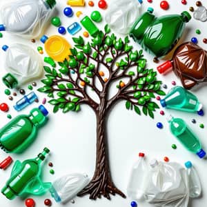 Eco-Friendly Solutions for Plastic Waste | Tree-Shaped Layout
