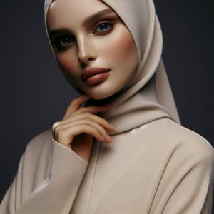 Elegant Abaya Design: Clean Lines & Minimalist Style