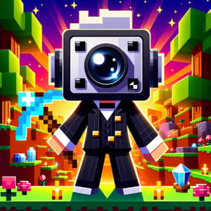 Unique YouTube Avatar: Quirky Blocky Character