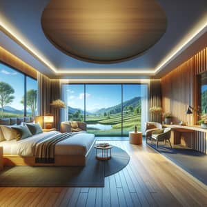 Luxury Modern Room in 4-Star Hotel | Serene Wellness Resort